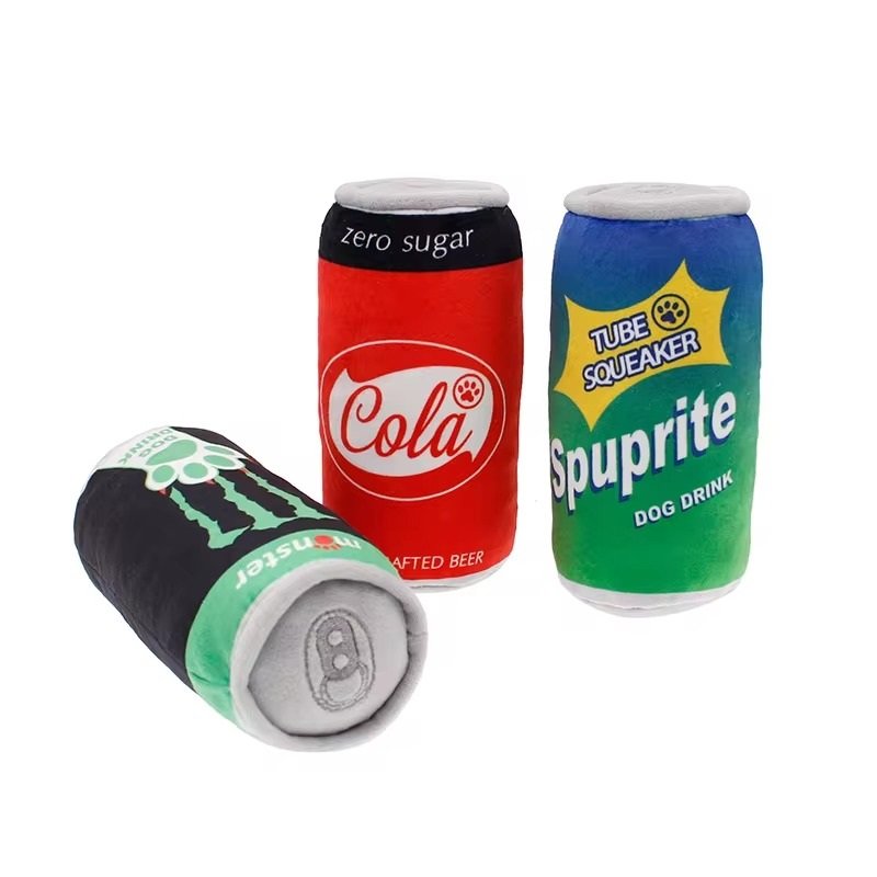 Wholesale New Design Soda Can Series Stuffed pet dog toys pet shop toys littlest pet shop toys - Image 5