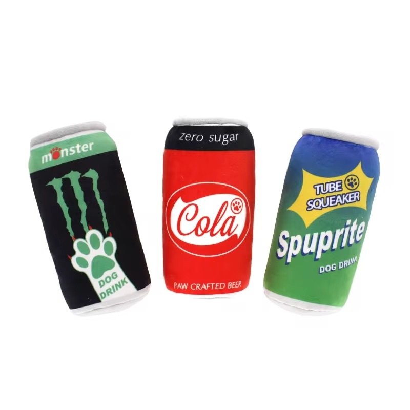 Wholesale New Design Soda Can Series Stuffed pet dog toys pet shop toys littlest pet shop toys